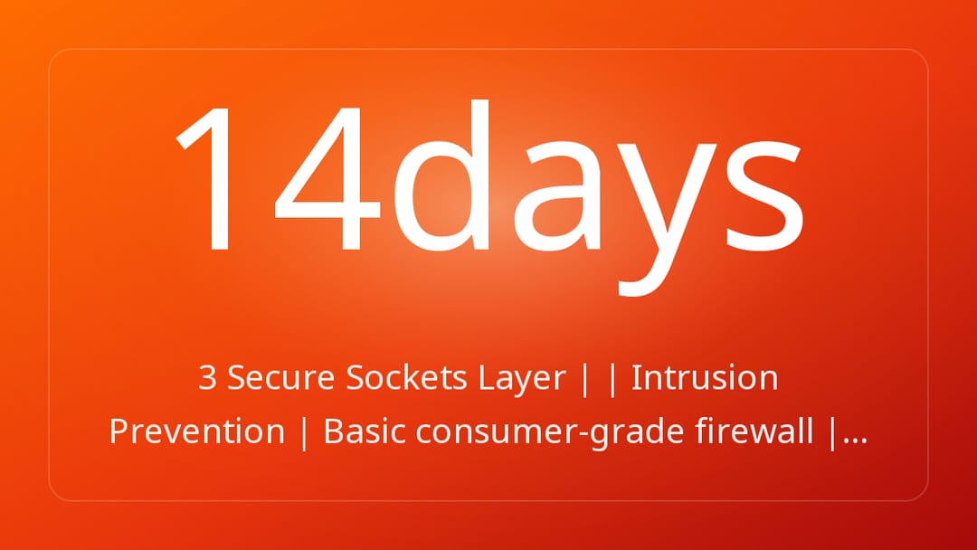 3 Secure Sockets Layer | | Intrusion Prevention | Basic consumer-grade firewall |…