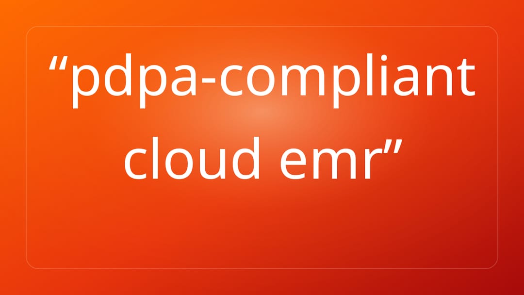 pdpa-compliant cloud emr