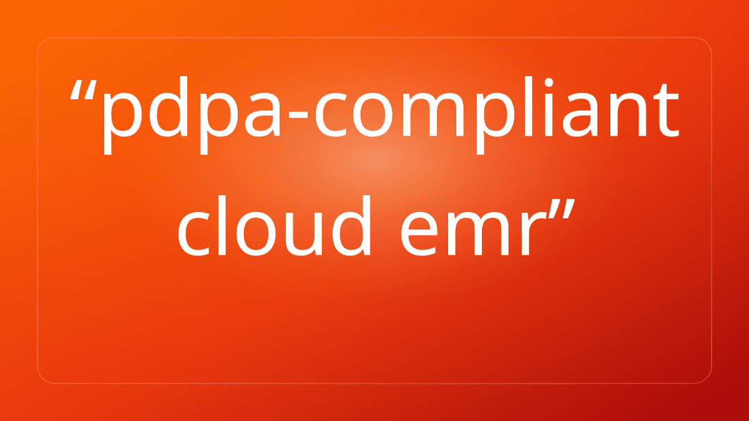 pdpa-compliant cloud emr