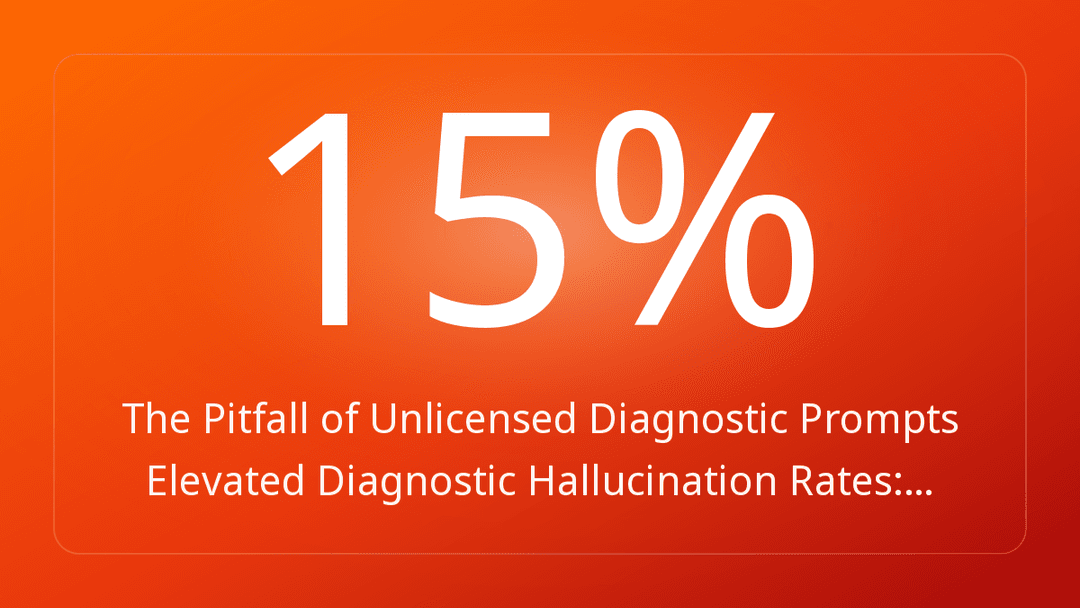 The Pitfall of Unlicensed Diagnostic Prompts Elevated Diagnostic Hallucination Rates:…