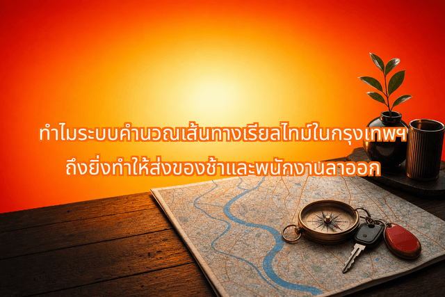 Why Real-Time Routing Software Bangkok Increases Delays and Driver Turnover
