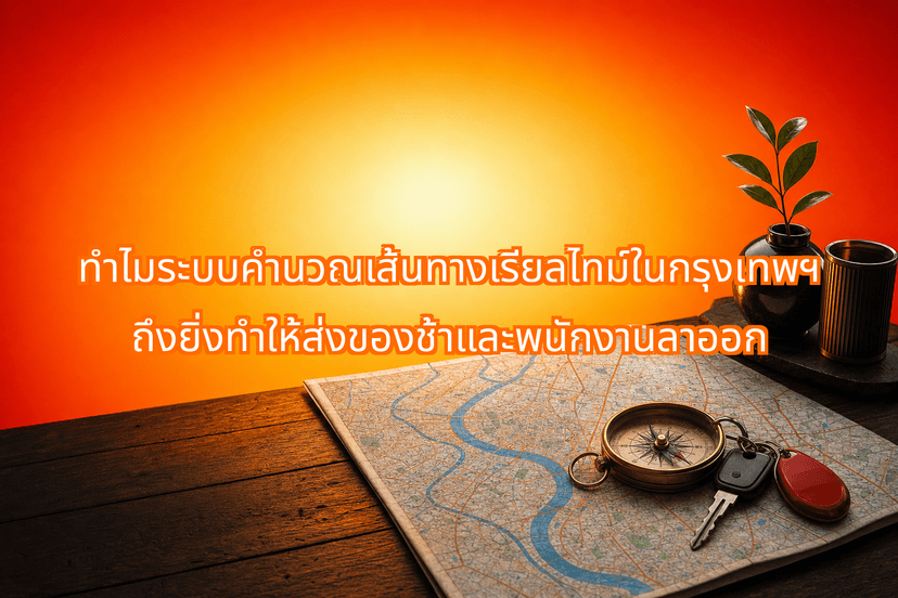 Why Real-Time Routing Software Bangkok Increases Delays and Driver Turnover
