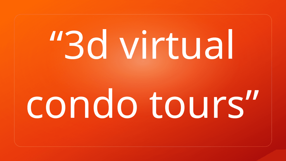 3d virtual condo tours