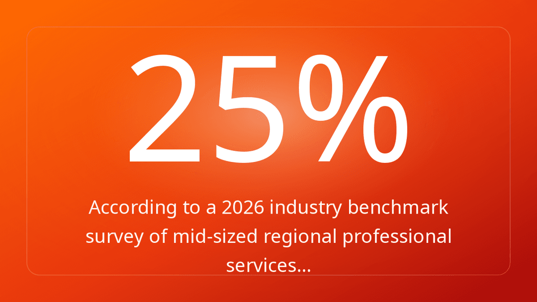 According to a 2026 industry benchmark survey of mid-sized regional professional services…