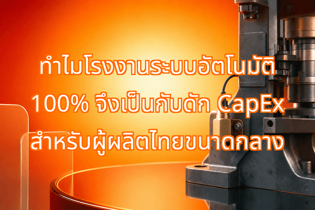 Why Fully Automated Lights-Out Factories Are a CapEx Trap for Mid-Sized Thai Manufacturers