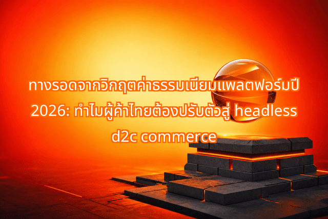 Surviving the 2026 Marketplace Commission Squeeze: Why Thai Retailers Are Shifting to headless d2c commerce