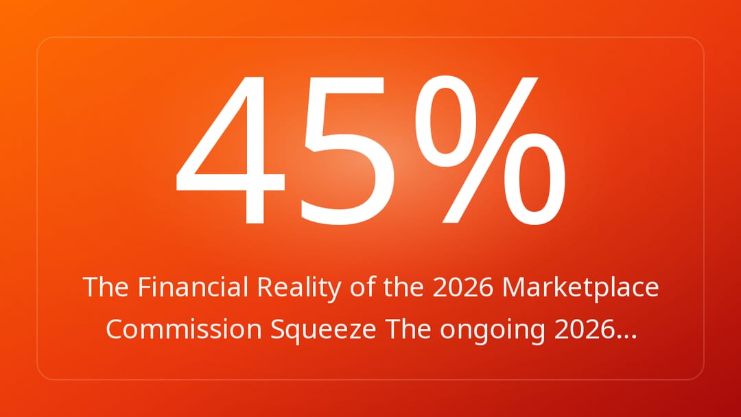 The Financial Reality of the 2026 Marketplace Commission Squeeze The ongoing 2026…