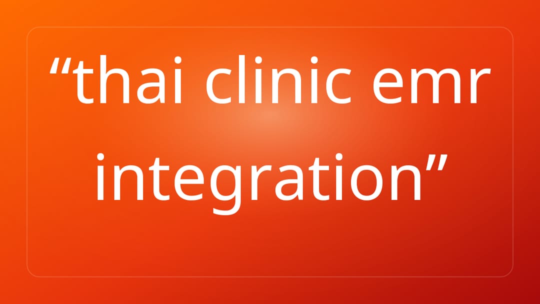 thai clinic emr integration