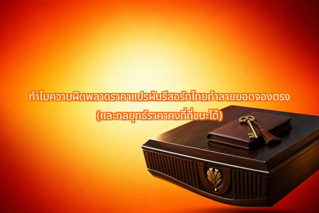 ความผิดพลาดราคาแปรผันส่งผลต่อยอดจองตรงรีสอร์ทไทย