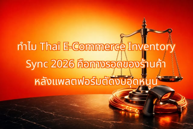 Thai E-Commerce Inventory Sync 2026 ช่วยปกป้องกำไรร้านค้า