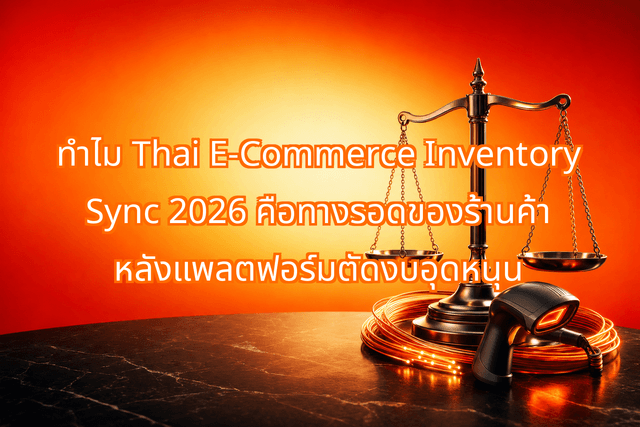 ทำไม Thai E-Commerce Inventory Sync 2026 คือทางรอดของร้านค้า หลังแพลตฟอร์มตัดงบอุดหนุน