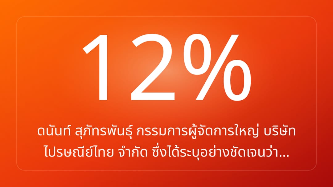 ดนันท์ สุภัทรพันธุ์ กรรมการผู้จัดการใหญ่ บริษัท ไปรษณีย์ไทย จำกัด ซึ่งได้ระบุอย่างชัดเจนว่า…