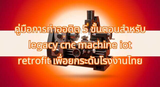 5 ขั้นตอนการออดิต legacy cnc machine iot retrofit ในโรงงาน