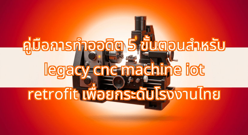 คู่มือการทำออดิต 5 ขั้นตอนสำหรับ legacy cnc machine iot retrofit เพื่อยกระดับโรงงานไทย