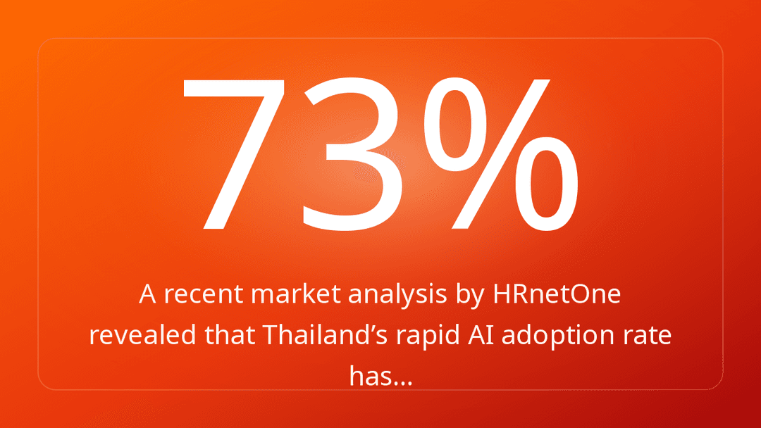 A recent market analysis by HRnetOne revealed that Thailand’s rapid AI adoption rate has…