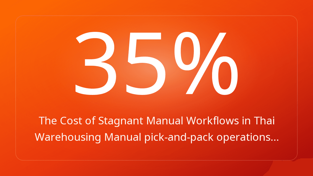The Cost of Stagnant Manual Workflows in Thai Warehousing Manual pick-and-pack operations…