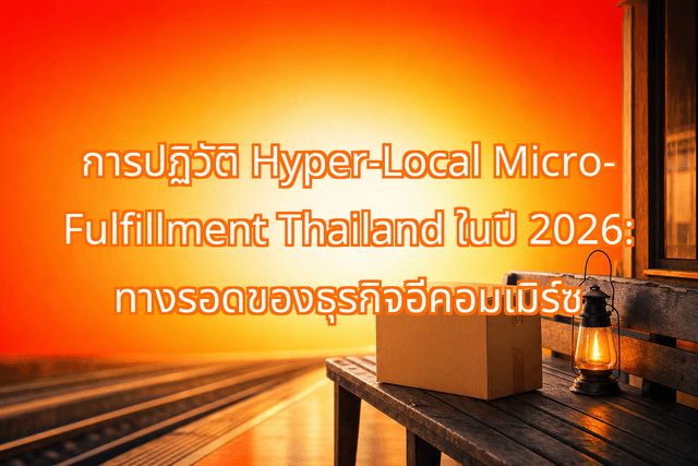 การปฏิวัติ Hyper-Local Micro-Fulfillment Thailand ในปี 2026: ทางรอดของธุรกิจอีคอมเมิร์ซ
