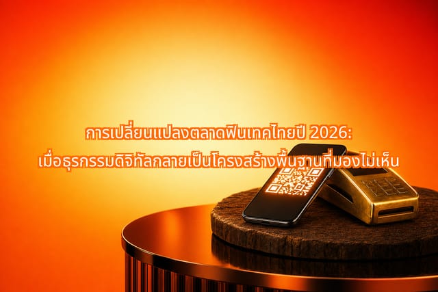 การเปลี่ยนแปลงตลาดฟินเทคไทยปี 2026 กับธนาคารเสมือนและการให้สินเชื่อ AI