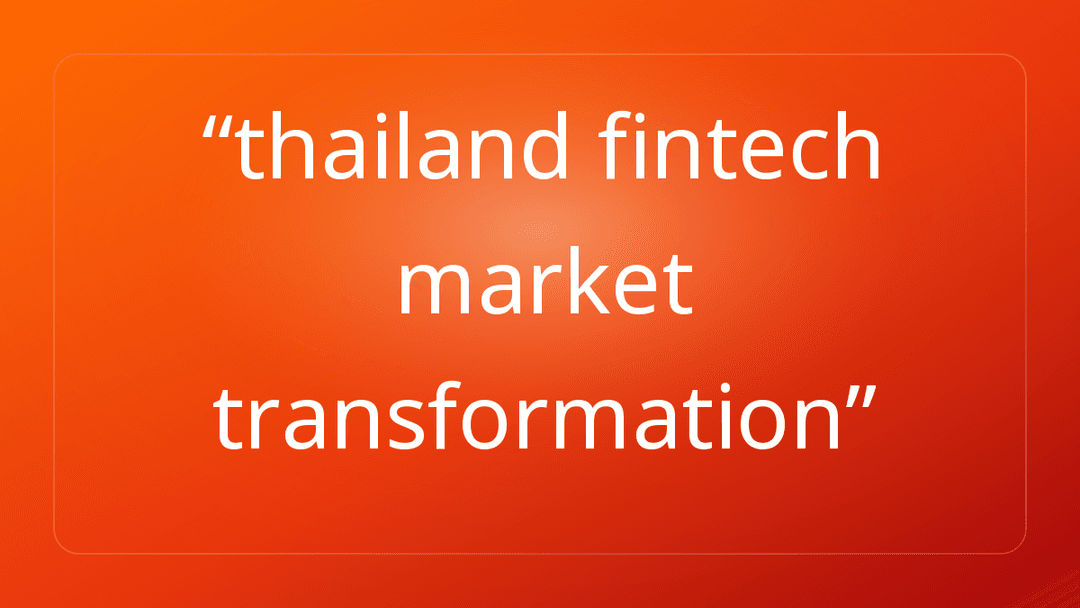 thailand fintech market transformation