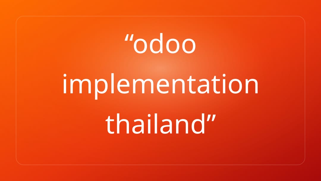 odoo implementation thailand