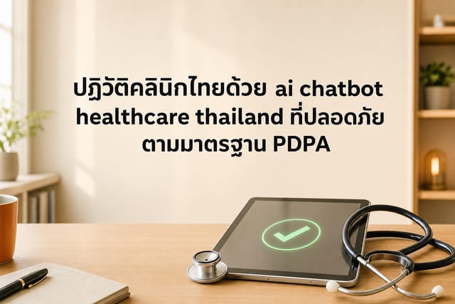 Why Your AI Chatbot Healthcare Thailand Setup Needs PDPA-Safe Triage and Automation