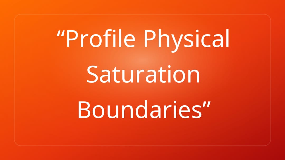 Profile Physical Saturation Boundaries