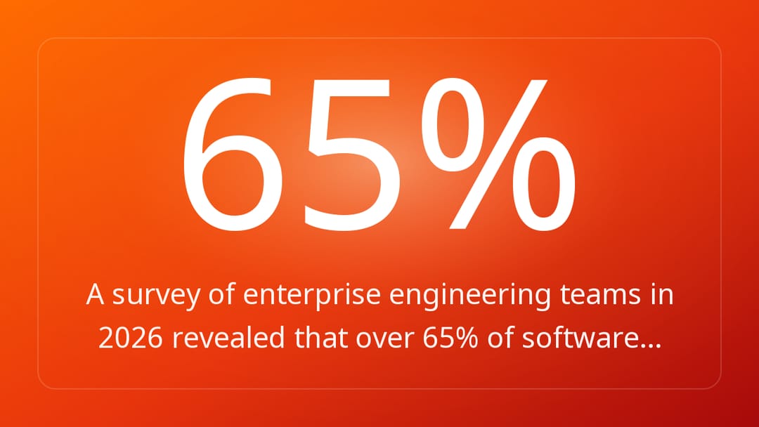 A survey of enterprise engineering teams in 2026 revealed that over 65% of software…