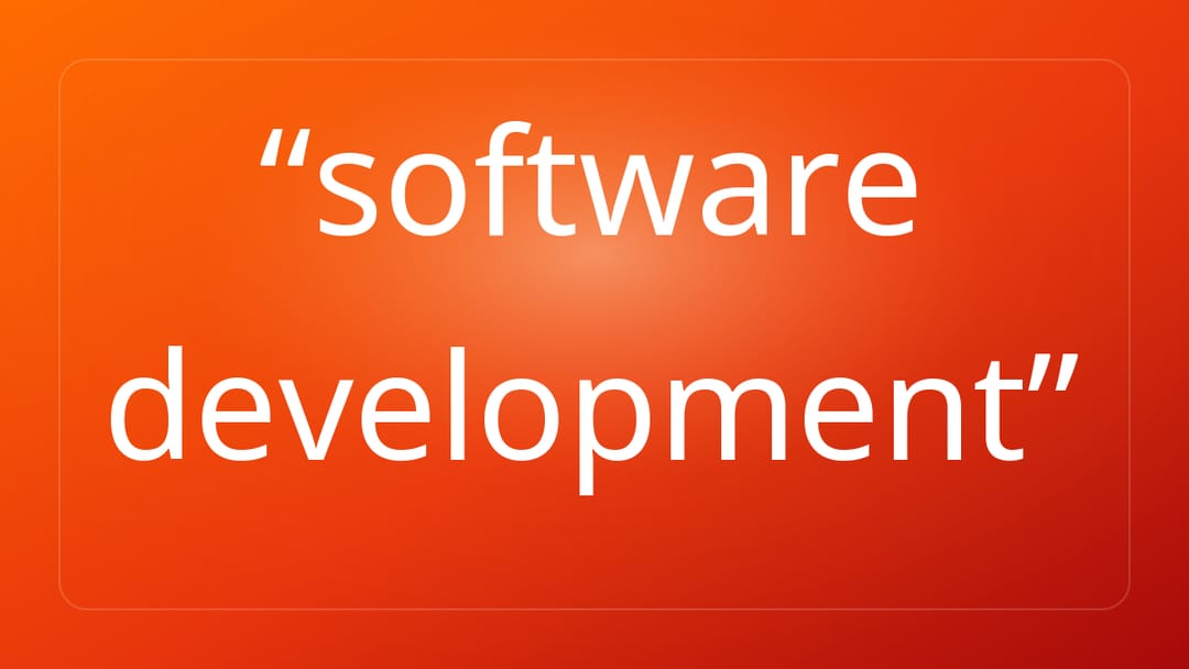software development