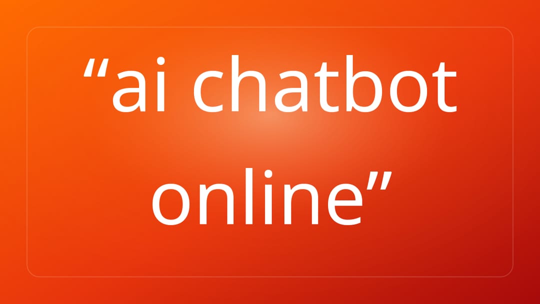ai chatbot online