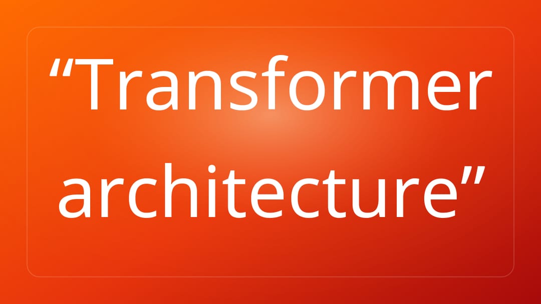 Transformer architecture